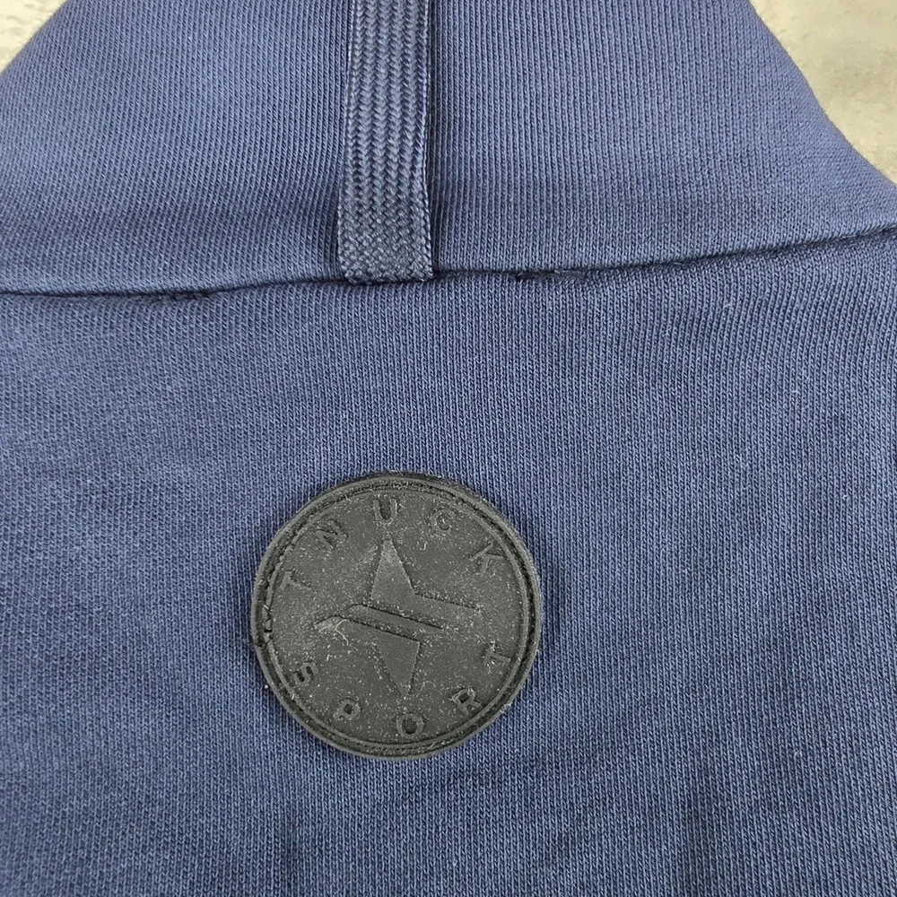 Tuckernuck Vest Women Large Navy‎ Blue Austin Built Quilted Full Zip Navy